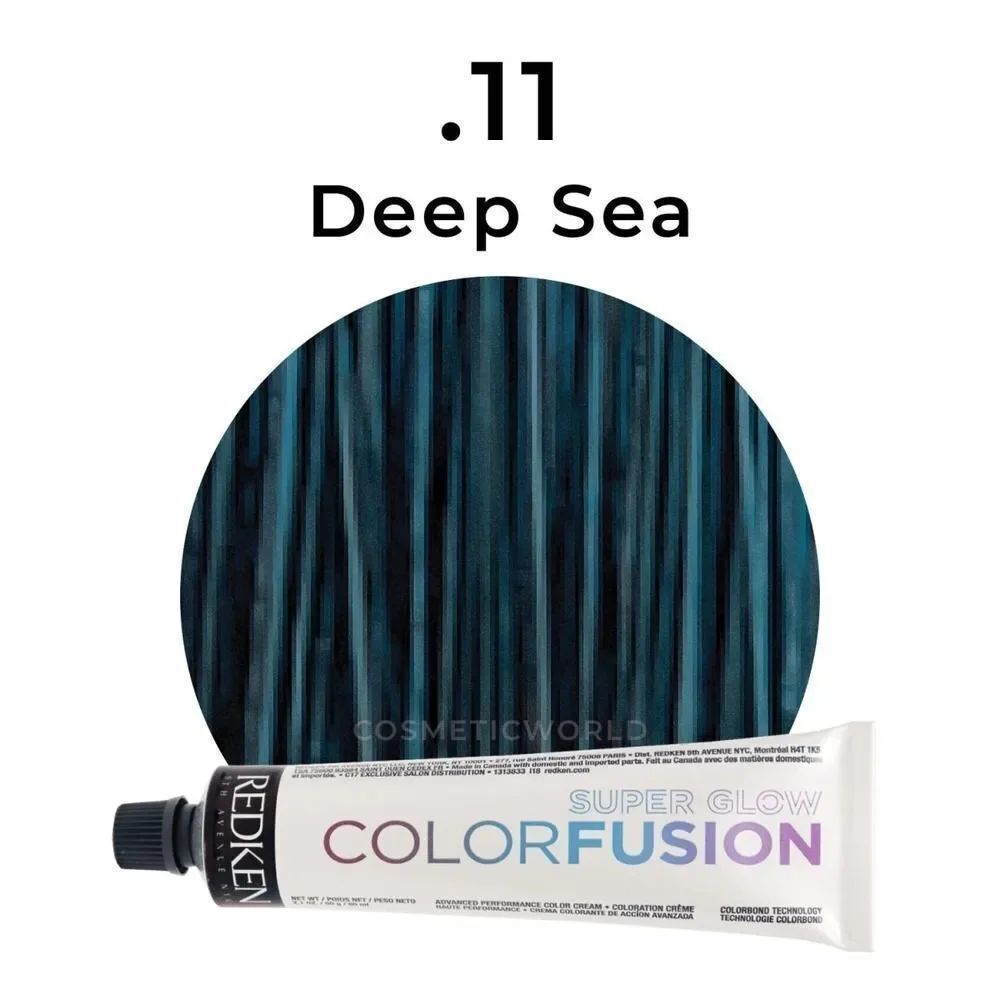 Redken Color Fusion Super Glow Advanced Performance Haircolor in Deep Sea .11